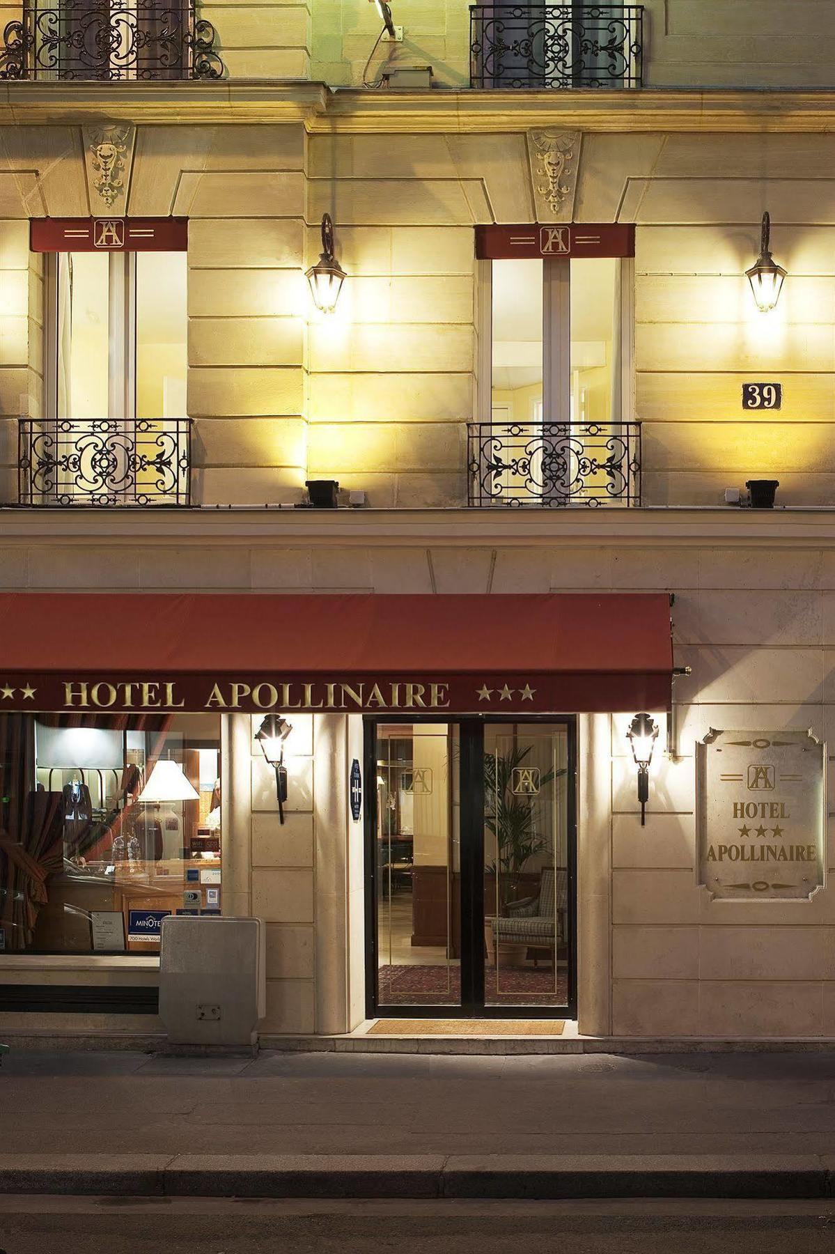 Apollinaire Hotel Párizs Kültér fotó